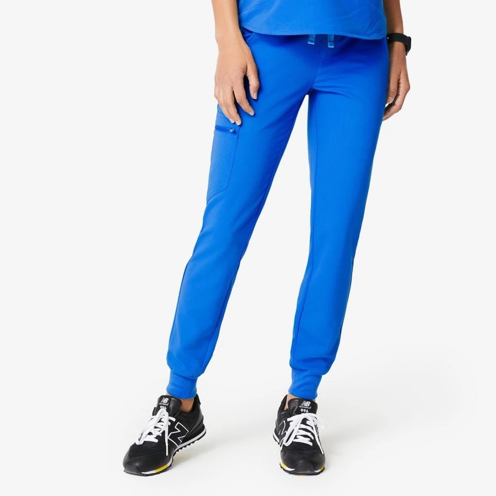 Figs Zamora Jogger Scrub Pants Royal Blue Size Small Regular